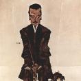 Egon Schiele - Portrait of Eduard Kosmack
